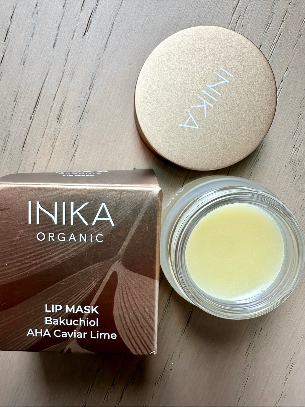 INIKA Organic AHA Caviar Lime Lip Mask – Cream (Bakuchiol)